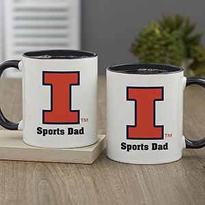 NCAA Illinois Fighting Illini Personalized Coffee Mug 11oz Black - 33040-B