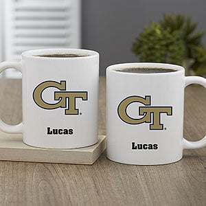 NCAA Georgia Tech Yellow Jackets Personalized Coffee Mug 11oz White - 33041-S