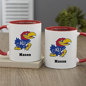 NCAA Kansas Jayhawks Personalized Coffee Mug 11oz Red - 33042-R
