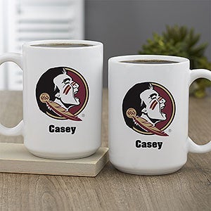 NCAA Florida State Seminoles Personalized Coffee Mug 15oz White - 33047-L