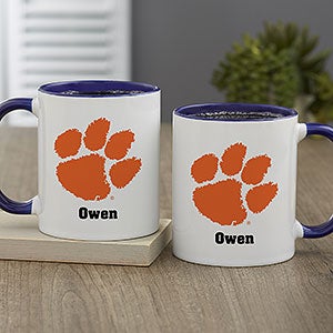 NCAA Clemson Tigers Personalized Coffee Mug 11oz. - Blue - 33049-BL