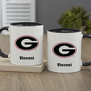 NCAA Georgia Bulldogs Personalized Coffee Mug 11oz. - Black - 33050-B