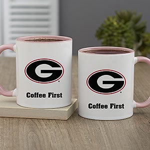 NCAA Georgia Bulldogs Personalized Coffee Mug 11oz Pink - 33050-P
