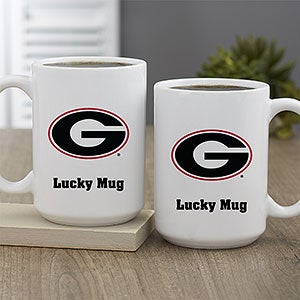 NCAA Georgia Bulldogs Personalized Coffee Mug 15oz White - 33050-L