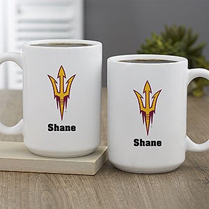 NCAA Arizona State Sun Devils Personalized Coffee Mug 15oz White - 33052-L