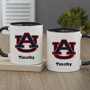 NCAA Auburn Tigers Personalized Coffee Mug 11oz Black - 33055-B