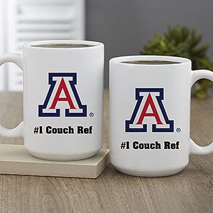 NCAA Arizona Wildcats Personalized Coffee Mug 15oz White - 33056-L