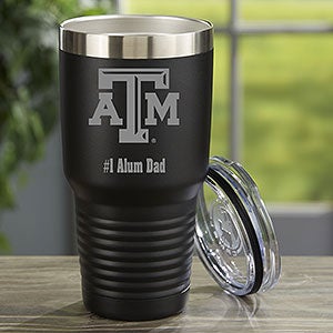 NCAA Texas A&M Aggies Personalized Stainless Insulated Beer Can Holder