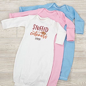 Stuffed With Cuteness Personalized Baby Gown - 33241-G