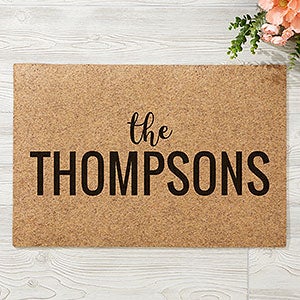 Personalized Name 18x27 Synthetic Coir Doormat - 33256