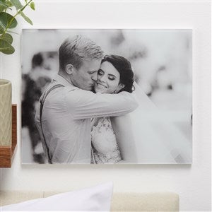 Wedding Personalized Glass Photo Prints - Horizontal 8x10 - 33265H-8x10