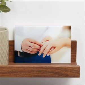 Wedding Personalized Glass Photo Prints - Horizontal 4x6 - 33265H-4x6