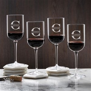Lavish Last Name Personalized Luigi Bormioli Sublime 13.5oz Red Wine Glass - 33278