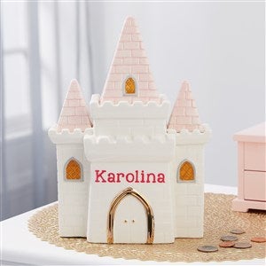 Princess Castle Personalized Piggy Bank - 33284