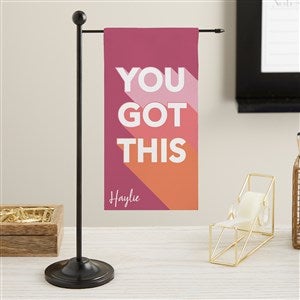 You Got This Personalized Mini Desk Flag - 33339