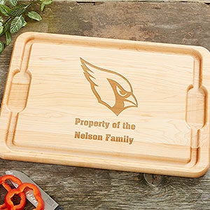 NFL Arizona Cardinals Personalized Maple Cutting Board 12x17 - 33344