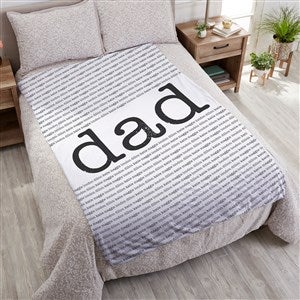 Our Special Guy Personalized 48 x 72 Weighted Blanket with Duvet Cover - 33372
