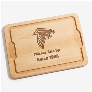NFL Atlanta Falcons Personalized Maple Cutting Board 12x17 - 33399