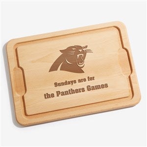 NFL Carolina Panthers Personalized Maple Cutting Board 12x17 - 33402