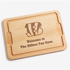 NFL Cincinnati Bengals Personalized Maple Cutting Board 12x17 - 33404