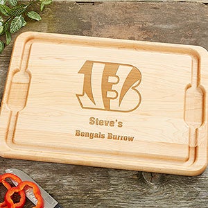 NFL Cincinnati Bengals Personalized Cutting Board 15x21 - 33404-XL