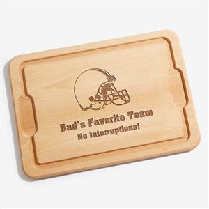 NFL Cleveland Browns Personalized Maple Cutting Board 12x17 - 33405