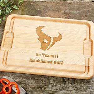 NFL Houston Texans Personalized Cutting Board 15x21 - 33410-XL