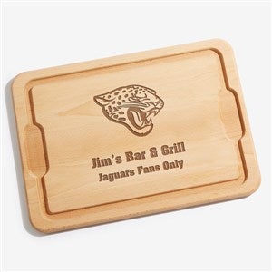 NFL Jacksonville Jaguars Personalized Maple Cutting Board 12x17 - 33412