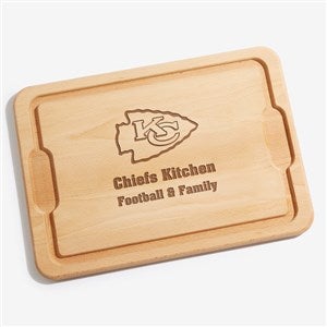 NFL Kansas City Chiefs Personalized Maple Cutting Board 12x17 - 33413