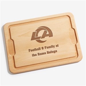 NFL Los Angeles Rams Personalized Maple Cutting Board 12x17 - 33415