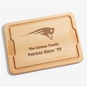 NFL New England Patriots Personalized Maple Cutting Board - 12x17 - 33418
