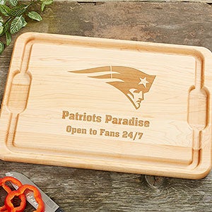 NFL New England Patriots Personalized Cutting Board - 15x21 - 33418-XL