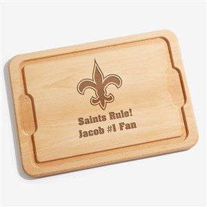 NFL New Orleans Saints Personalized Maple Cutting Board 12x17 - 33419