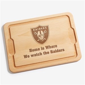 NFL Las Vegas Raiders Personalized Maple Cutting Board 12x17 - 33422