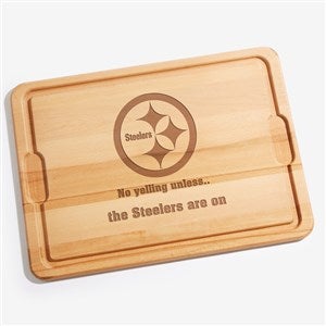 NFL Pittsburgh Steelers Personalized Cutting Board 15x21 - 33424-XL