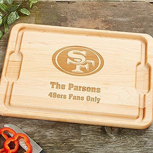 NFL San Francisco 49ers Personalized Cutting Board 12x17 - 33425