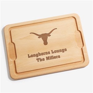 NCAA Texas Longhorns Personalized Hardwood Cutting Board- 12x17 - 33436