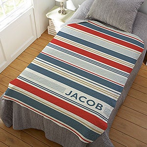 Mix & Match Personalized 50x60 Quilted Blanket - 33439-Q