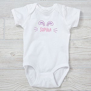 Ear-resistible Name Personalized Easter Baby Bodysuit - 33446-CBB