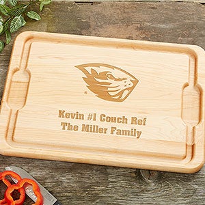 NCAA Oregon State Beavers Personalized Hardwood Cutting Board- 12x17 - 33449