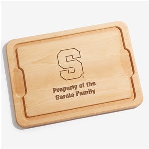 NCAA Syracuse Orange Personalized Hardwood Cutting Board- 12x17 - 33450