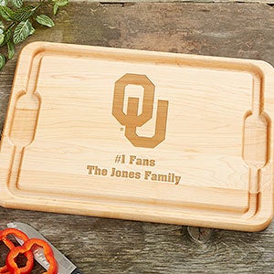 NCAA Oklahoma Sooners Personalized Cutting Board 15x21 - 33456-XL