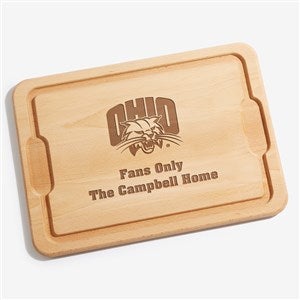 NCAA Ohio Bobcats Personalized Maple Cutting Board 12x17 - 33459