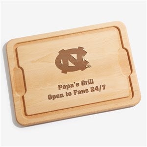 NCAA North Carolina Tar Heels Personalized Maple Cutting Board 12x17 - 33464