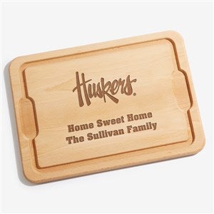 NCAA Nebraska Cornhuskers Personalized Maple Cutting Board 12x17 - 33470