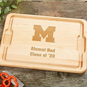 NCAA Michigan Wolverines Personalized Maple Cutting Board 12x17 - 33481