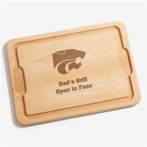 NCAA Kansas State Wildcats Personalized Maple Cutting Board 12x17 - 33484