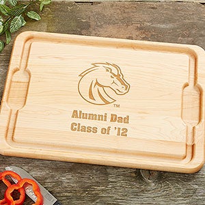 NCAA Boise State Broncos Personalized Hardwood Cutting Board- 12x17 - 33500