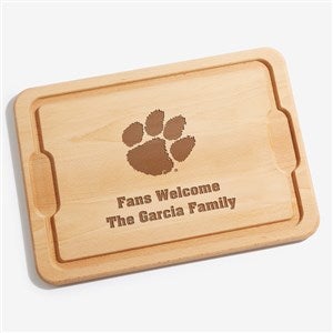 NCAA Clemson Tigers Personalized Maple Cutting Board 12x17 - 33501
