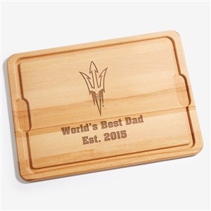 NCAA Arizona State Sun Devils Personalized Maple Cutting Board 15x21 - 33505-XL